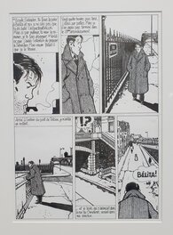 Jacques Tardi - Nestor Burma / Brouillard au Pont de Tolbiac - Planche originale