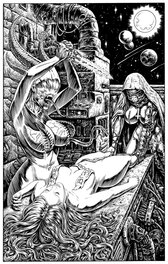 Raúlo Cáceres - Altar Mutante 10 - Illustration originale
