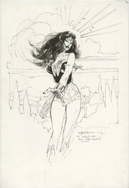 Bill Sienkiewicz - Wonder Woman - Illustration originale