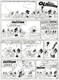 Serge Gennaux - Les Naufragés, planche inédite, circa 1971. - Comic Strip
