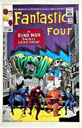 Keith Tucker - Fantastic Four - recréation du n° 39 - Couverture originale