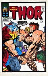 Keith Tucker - Thor - recréation couverture du n° 126 - Couverture originale