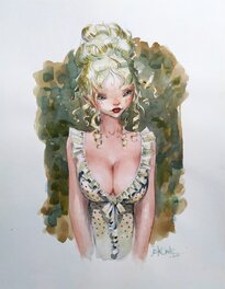 Jean-Baptiste Andréae - Beauty - Original Illustration