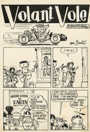 Jijé - Bonux Boy, « Volant vole », planche 1, 1961. - Comic Strip