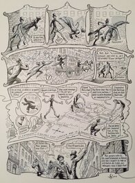 Benoît Dahan - Dahan, Dans la tête de Sherlock Holmes, Tome 1, planche n°36, 2018. - Comic Strip