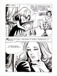 Birago Balzano - Zora la vampira 54 pg 13 by Birago Balzano - Planche originale