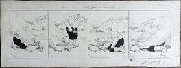 Frank King - GASOLINE ALLEY - un strip de 1921 - Planche originale