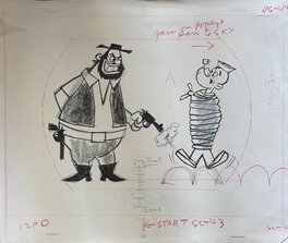 Larry Harmon - Popeye - Planche originale