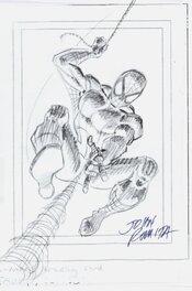 John Romita - Spider-Man Trading Card (Prelim) - Illustration originale