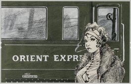Régis Loisel - Loisel - Illustration Originale - Orient Express Brazil #1 - Original Illustration