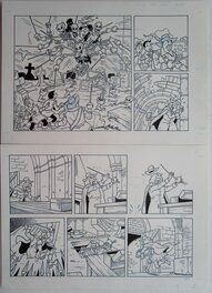 Luc Morjaeu - Het ijzeren duel - Le duel d'arcier - page 27 - Planche originale