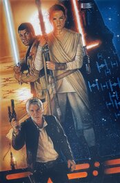 Drew Struzan - Drew Struzan - Star Wars - The Force Awakens - 2015 - Final Advance Movie Poster Artwork - Illustration originale