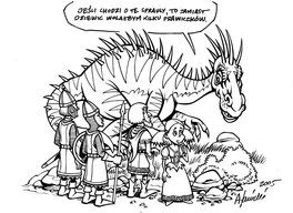 Andrzej Janicki - Medieval joke ;-) - Illustration originale