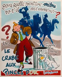 Al Severin - Hommage à Tintin de Hergé - Illustration originale