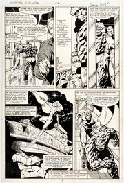 Jerry Bingham - Marvel Two-In-One #62 Gardiens de la Galaxie - Planche originale