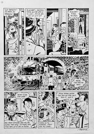 François Ravard - Planche du Nestor Burma « Les rats de Montsouris » - Comic Strip