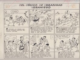 Marino Benejam - Del Código de Urbanidad Veraniego - Comic Strip