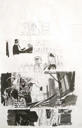 Sean Murphy - Batman: CURSE OF THE WHITE KNIGHT Prelim , #8, p. 25 - Original art