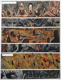 Jean-Claude Gal - Gal Planche Originale 45 La Passion de Diosamante 1 . BD Album Les Humanoïdes Associés 1992 - Comic Strip