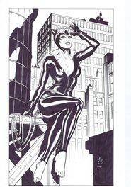Maria Laura Sanapo - Catwoman par Sanapo - Illustration originale