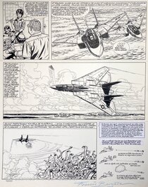 Planche originale - Buck Danny - Le feu du Ciel - T43 p32