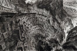 Laurent Gapaillard - Ruines plissées - Planche originale