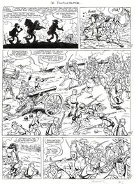 Willy Lambil - Lambil : Les Tuniques Bleues Tome 11 Les bleus en Noir et Blanc planche 11 - Comic Strip