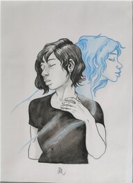 Julie Maroh - Le bleu est une couleur chaude - Illustration originale