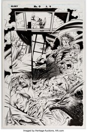 Mike Deodato Jr. - Glory #0 Story Page 9 - Planche originale