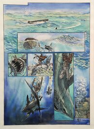 Matthias Schultheiss - Rêve du Requin (T3) - La Fiancée de la Mort - Planche originale