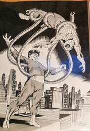 Jean-Yves Mitton - Spiderman vs Docteur Octopus - Planche originale