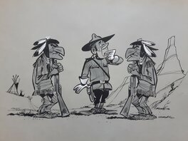 Eddy Ryssack - Western 1/1 - Illustration originale