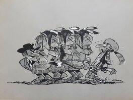 Eddy Ryssack - Western 1/2 - Illustration originale