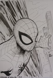 Manuel Garcia - Spiderman - Illustration originale