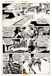 Planche originale - Captain America #145 - Nick Fury - Romita/Kane