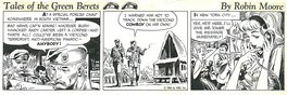Joe Kubert - Tales of the Green Berets strip N° 2 . - Planche originale