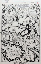 Kevin West - High Evolutionnary Splash - Guardians of the Galaxy - Planche originale