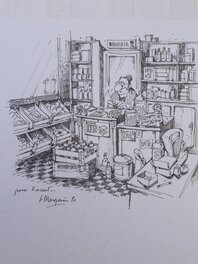 Frank Margerin - L'épicerie - Couverture originale