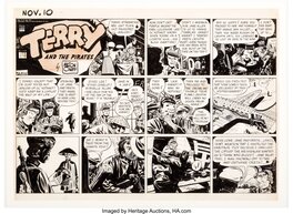 Milton Caniff - Terry and The pirates - Planche originale