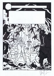 Peter Van Dongen - Van Dongen - Blake et Mortimer - La vallee des immortels - projet de couverture - Comic Strip