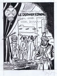 Peter Van Dongen - Van Dongen - Blake et Mortimer - Projet de couverture - Le dernier Espadon - Comic Strip