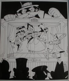 Luciano Bottaro - Luciano BOTTARO, Pinocchio, 1981 - Illustration originale