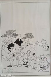 Franco Aloisi - Franco Aloisi, Nicolino & Carmelino per Cucciolo (Pipo) - Original Illustration