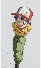 Toei Animation - Dragon Ball Z Bulma Capsule Corporation - Original art