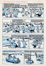 Pierre Lacroix - Bibi Fricotin aviateur - Comic Strip