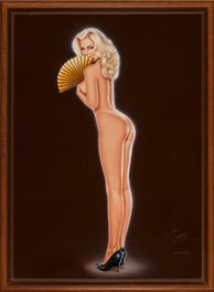 Carlos Cartagena - A Modest Proposal - Playboy Playmate Anna Nicole Smith - Original Illustration