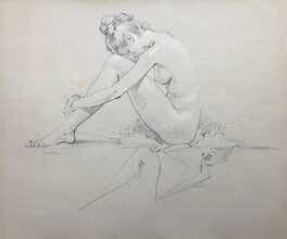 Boris Vallejo - Figurative nude, Title unknown. - Original Illustration