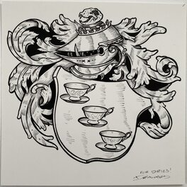 Joe Dragunas - Dragunas Joe - The Sires of Time - Coat of arms - Original art