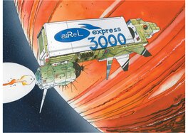 Marvano - L'avenir d'Airel Express ? - Original Illustration