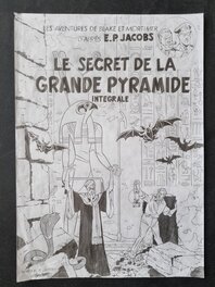 Le secret de la grande pyramide  - Blake et Mortimer - projet de couverture
